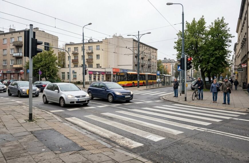 Akcja „Bezpieczny Pieszy”: wzmożone kontrole drogowe w Katowicach