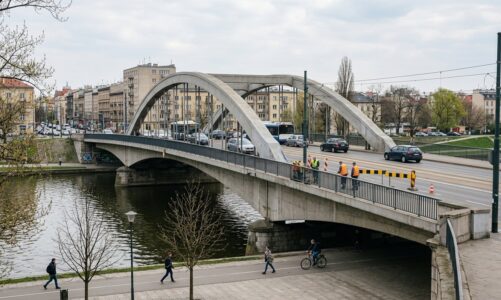 Prace remontowe na moście Grunwaldzkim w Krakowie – zmiany w organizacji ruchu
