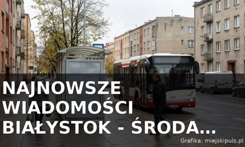 Najnowsze wiadomości Białystok – Środa 21.10.2026