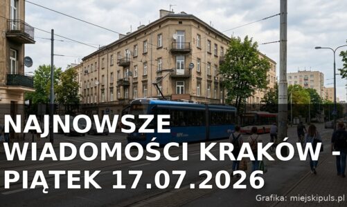 Najnowsze wiadomości Kraków – Piątek 17.07.2026