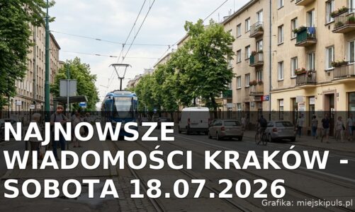 Najnowsze wiadomości Kraków – Sobota 18.07.2026