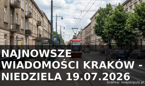 Najnowsze wiadomości Kraków – Niedziela 19.07.2026