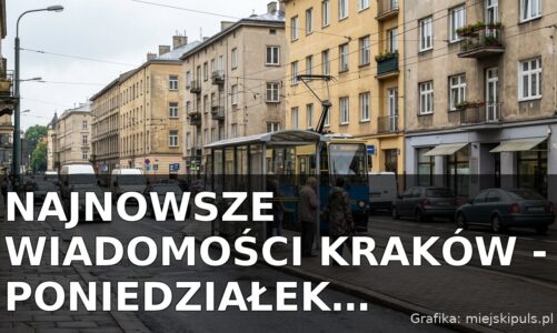 Najnowsze wiadomości Kraków – Poniedziałek 27.07.2026
