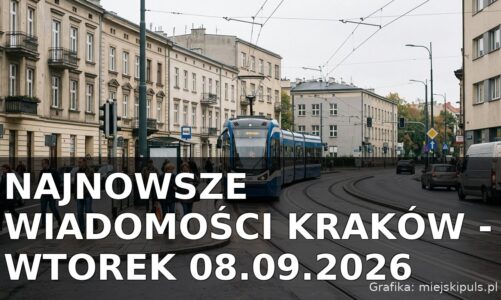 Najnowsze wiadomości Kraków – Wtorek 08.09.2026