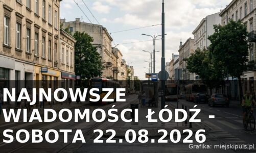 Najnowsze wiadomości Łódź – Sobota 22.08.2026