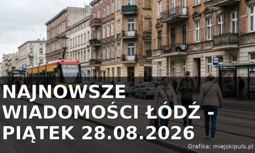 Najnowsze wiadomości Łódź – Piątek 28.08.2026