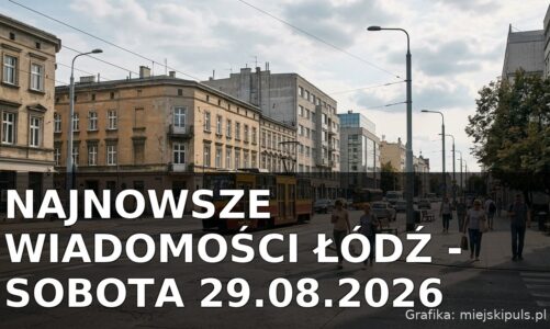 Najnowsze wiadomości Łódź – Sobota 29.08.2026