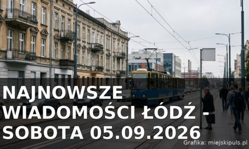 Najnowsze wiadomości Łódź – Sobota 05.09.2026