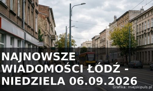 Najnowsze wiadomości Łódź – Niedziela 06.09.2026