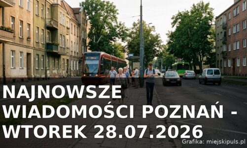 Najnowsze wiadomości Poznań – Wtorek 28.07.2026