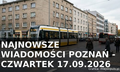Najnowsze wiadomości Poznań – Czwartek 17.09.2026
