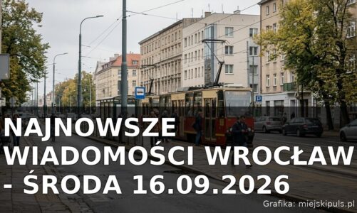Najnowsze wiadomości Wrocław – Środa 16.09.2026
