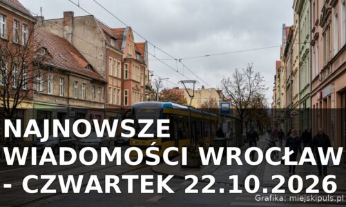 Najnowsze wiadomości Wrocław – Czwartek 22.10.2026